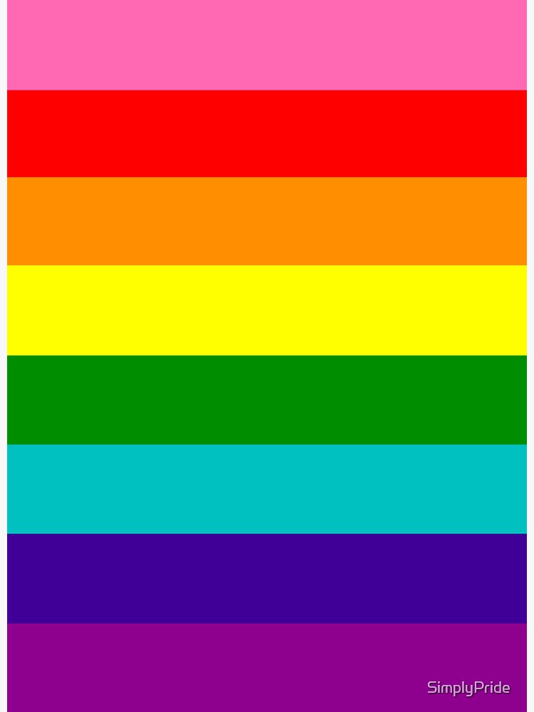 1978 Classic Pride Large Flag Print Sticker For Sale By Simplypride