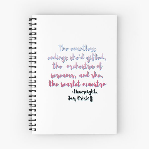 Item preview, Scarlet maestro - Nevernight - Jay Kristoff designed and sold by inkandmadness.