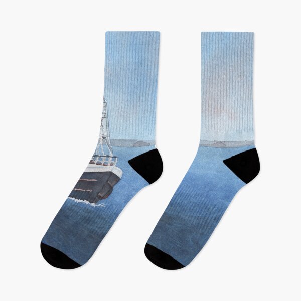 Item preview, Fishing Boat in the Firth of Forth designed and sold by Moti Black.
