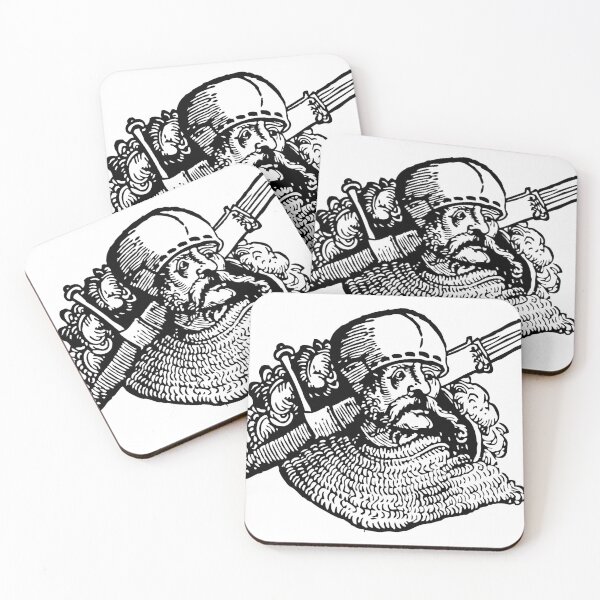 Item preview, Doppelsoldner Medieval Soldier Sticker designed and sold by tbunks.