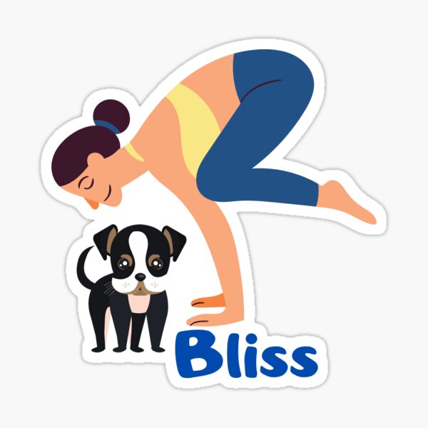 Item preview, Yoga Pup Bliss! designed and sold by Mamalia.
