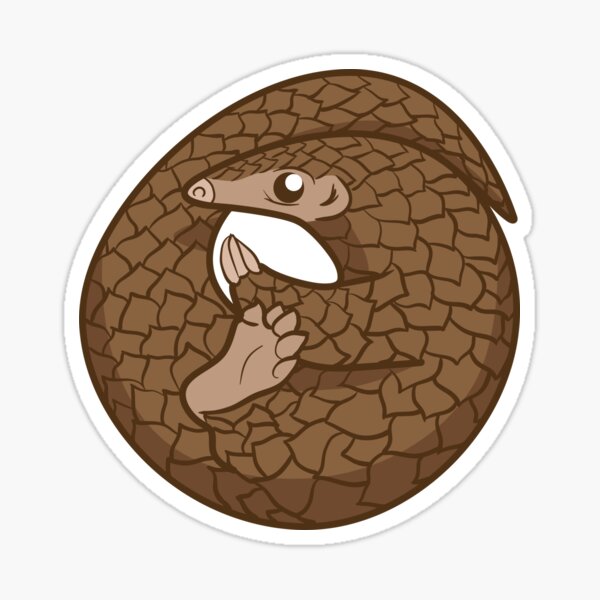 Pangolin Friend Sticker
