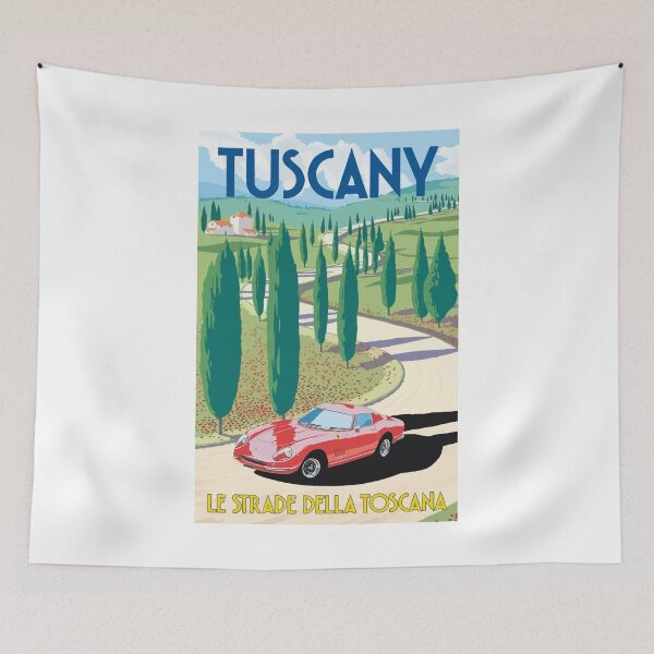 Item preview, Vintage Tuscany Italy Le Strade Della Toscana Travel designed and sold by digitalvintage.