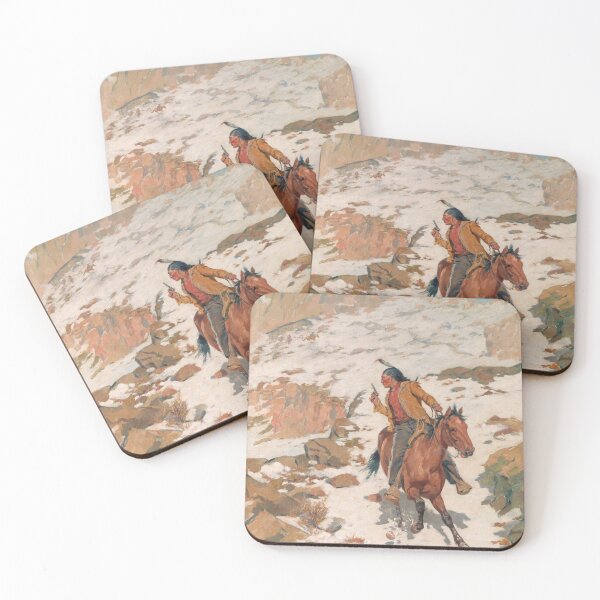 Item preview, In Hot Pursuit - Charles Schreyvogel designed and sold by warishellstore.