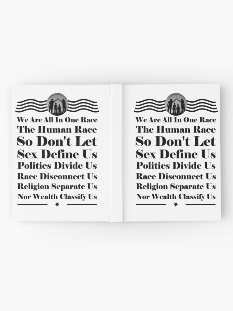 Alternate view of We Are All In One Race Hardcover Journal