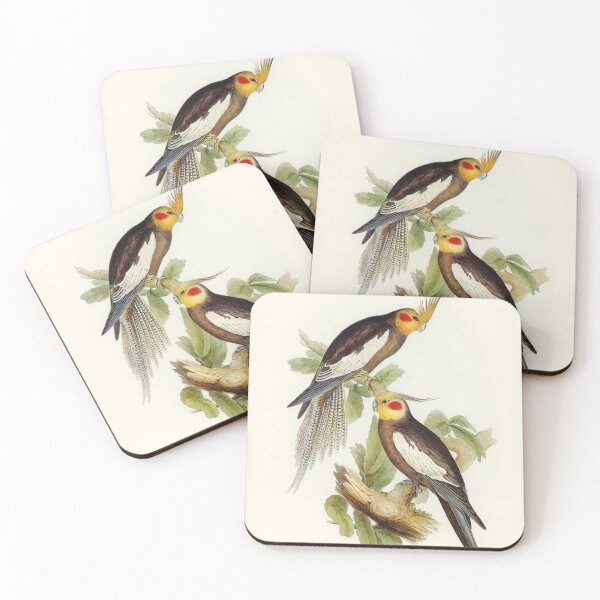 Item preview, John Gould Cockatiels designed and sold by upoutandaway.
