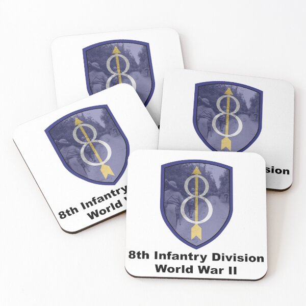 Item preview, 8th Infantry Division designed and sold by Footsteps Researchers.