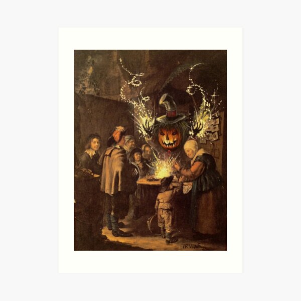 The Pumpkin Magician Art Print