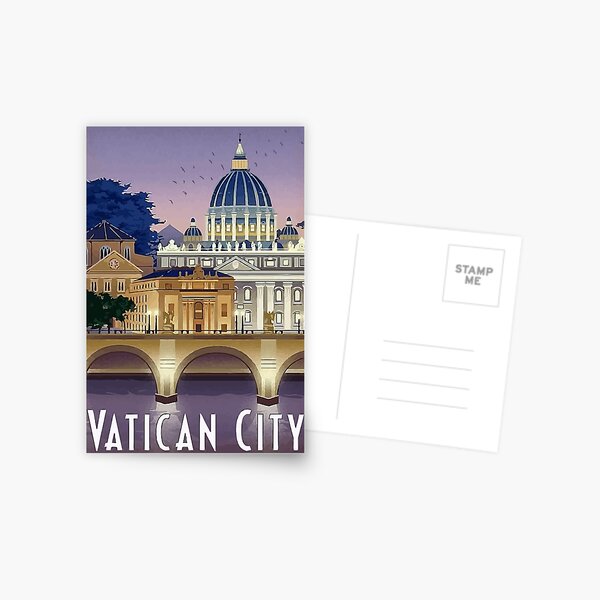 Item preview, Vintage Vatican City Rome Catholic Pope Travel designed and sold by digitalvintage.