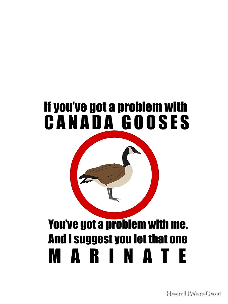 "Canada Gooses. Letterkenny" Tshirt by HeardUWereDead Redbubble