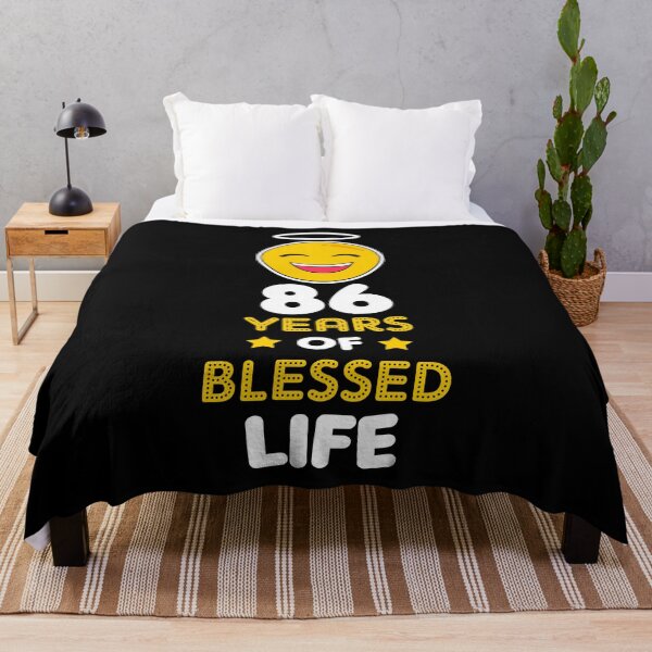 Item preview, 86th birthday gift idea 86 years of blessed life christian Funny Novelty Gift for birthday party present designed and sold by LoveEveryWear.