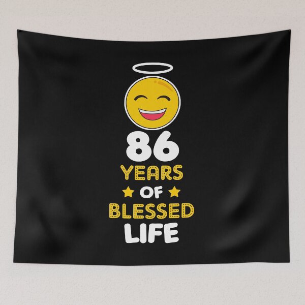 Item preview, 86th birthday gift idea 86 years of blessed life christian Funny Novelty Gift for birthday party present designed and sold by LoveEveryWear.