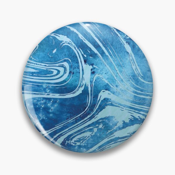 Item preview, Salty Ocean Blue Ripple designed and sold by KadyIllustrates.
