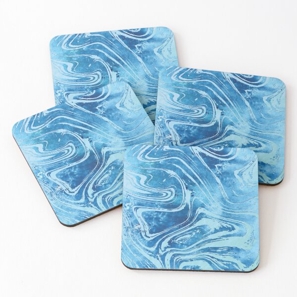 Item preview, Salty Ocean Blue Ripple designed and sold by KadyIllustrates.