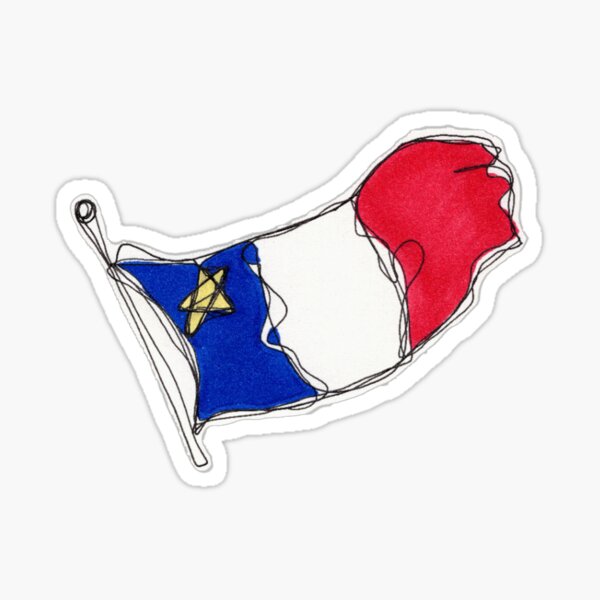 Aperçu de l'œuvre Drapeau acadien créée et vendue par Nicolashache.