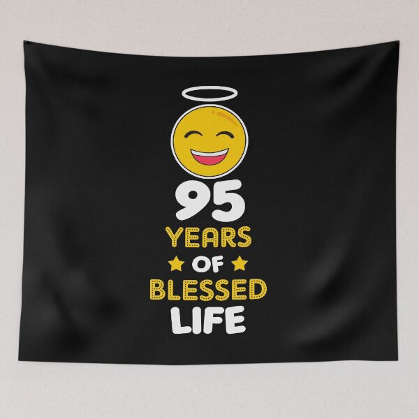 Item preview, 95th birthday gift idea 95 years of blessed life christian Funny Novelty Gift for birthday party present designed and sold by LoveEveryWear.