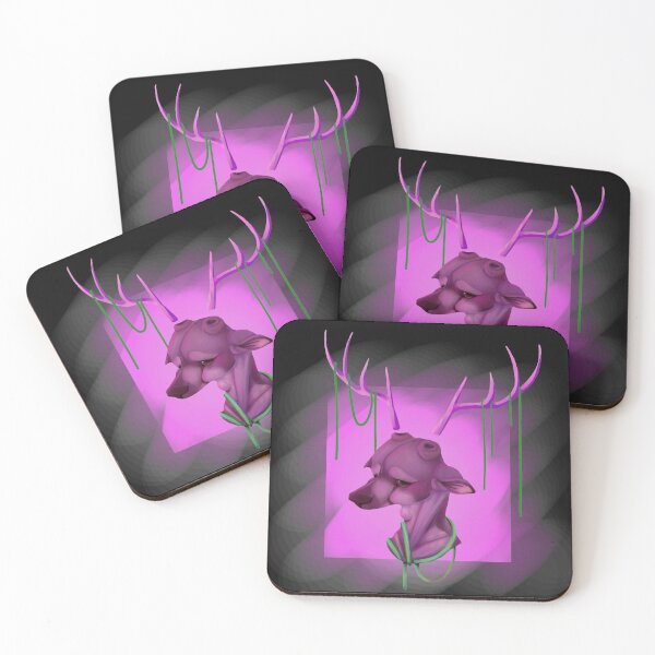 Item preview, pink deer designed and sold by rainetherabbit.