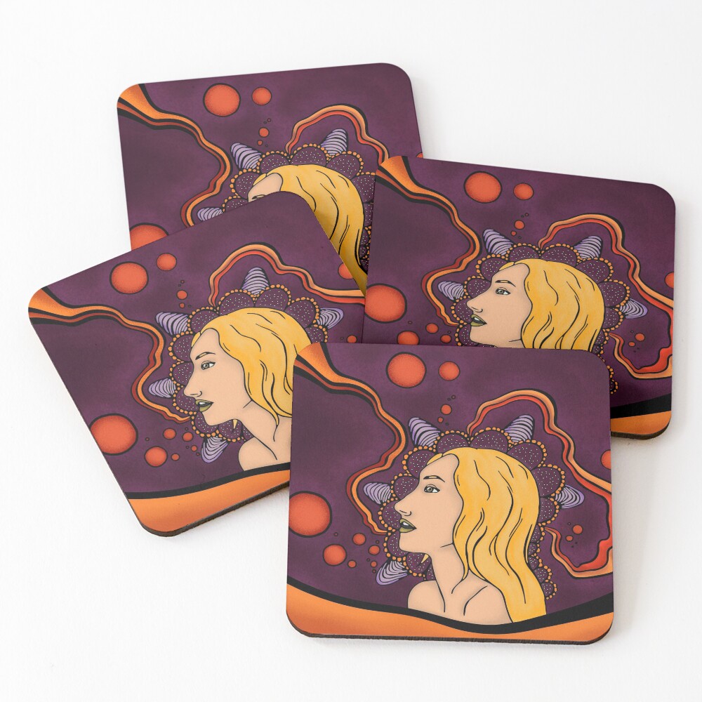 Item preview, Coasters (Set of 4) designed and sold by VisualIntrigue.