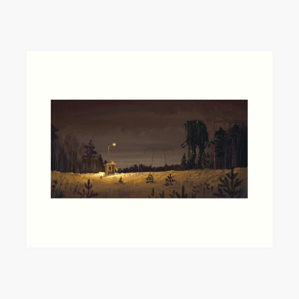 Artikel-Vorschau von Der Besucher, designt und verkauft von Simon Stålenhag.