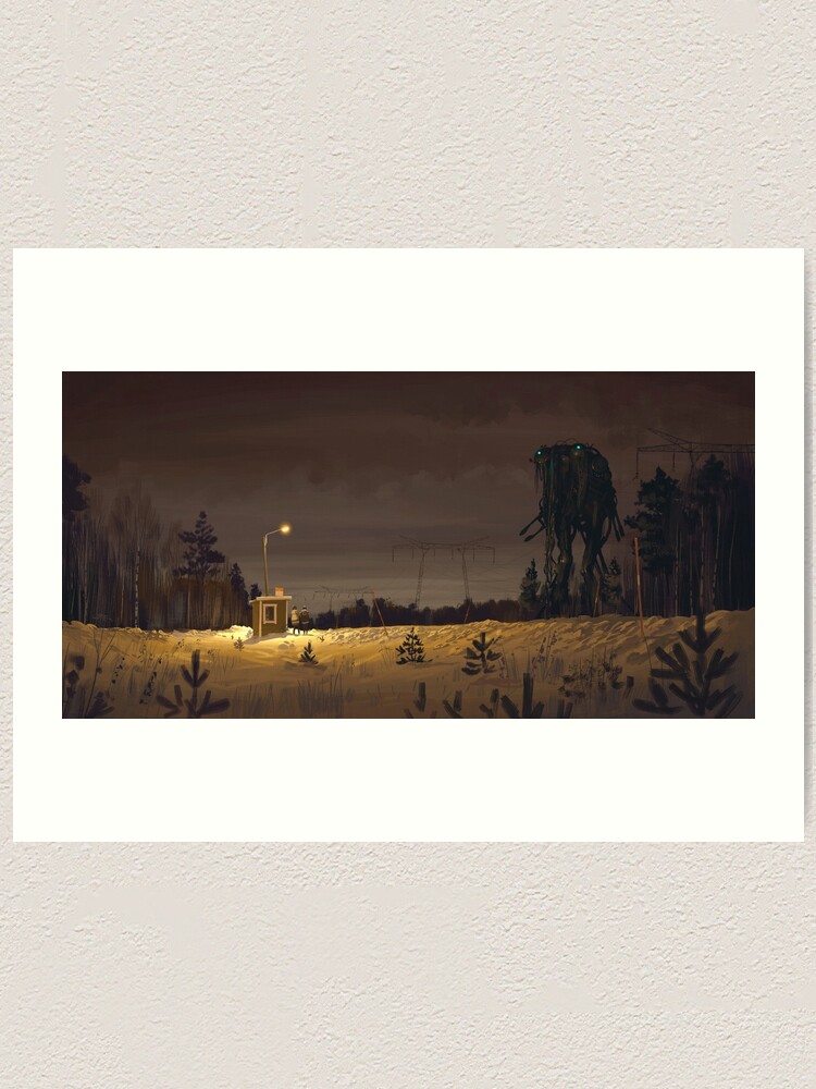Alternate view of The Visitor Art Print