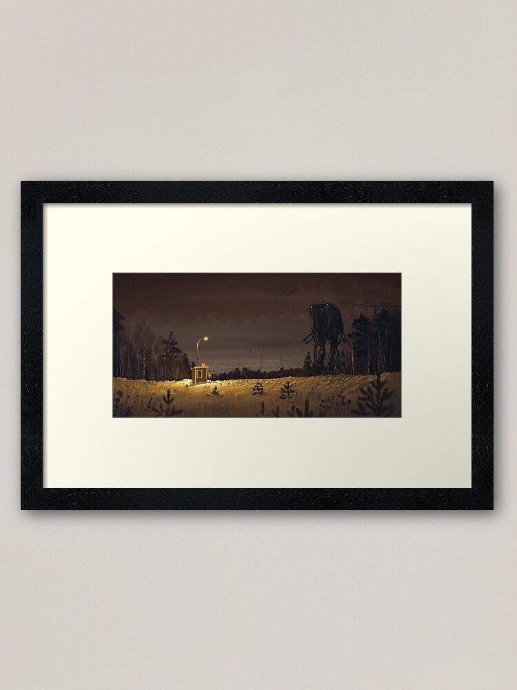 Alternate view of The Visitor Framed Art Print