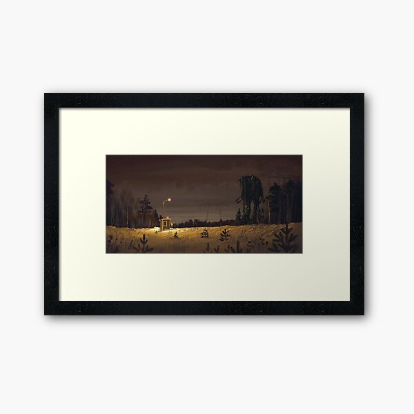 The Visitor Framed Art Print