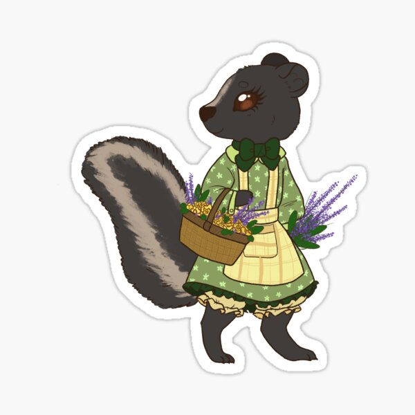 Country Skunk Sticker