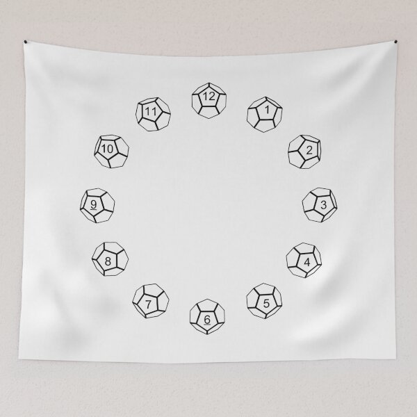 Item preview, d12 Clock - 03 designed and sold by CCCDesign.