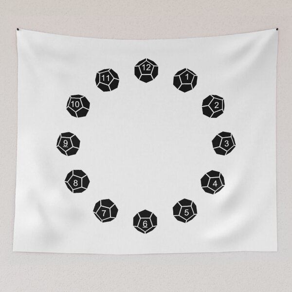 Item preview, d12 Clock - 05 designed and sold by CCCDesign.