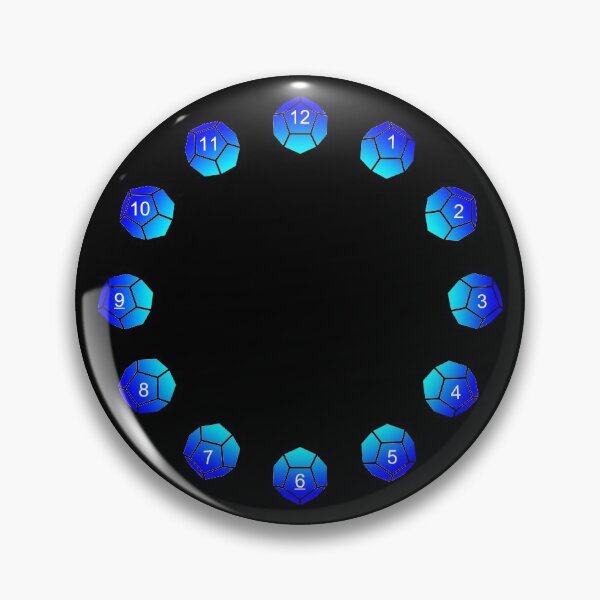 Item preview, d12 Clock - 06 designed and sold by CCCDesign.