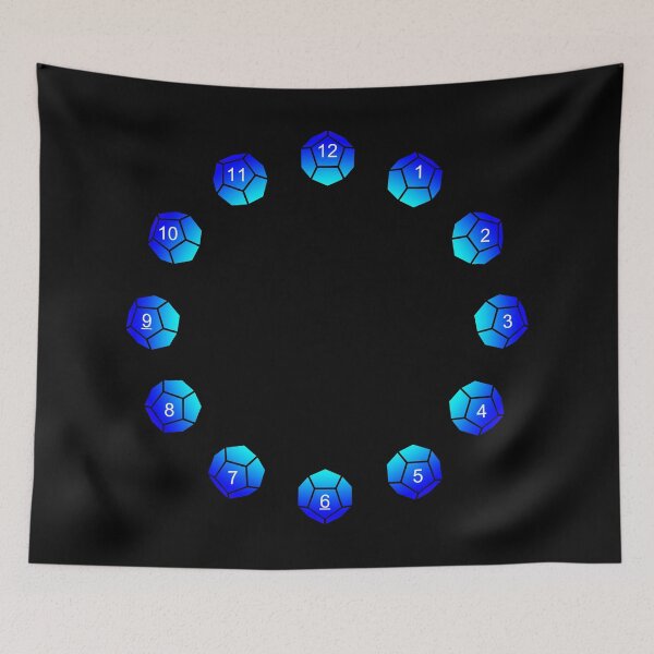 Item preview, d12 Clock - 06 designed and sold by CCCDesign.