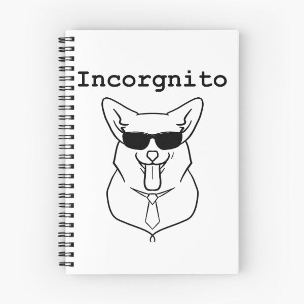 Item preview, Incorgnito corgi dog in shades and tie designed and sold by TheElkWillow.