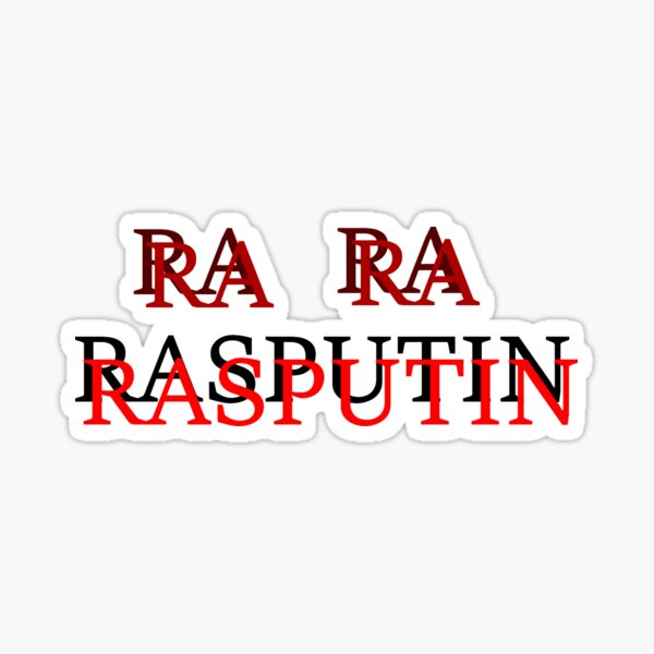 Vista previa del artículo con la obra «Rasputin», diseñado y vendido por kiloh013.