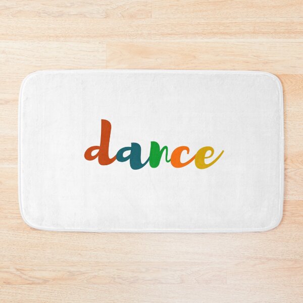 Item preview, DANCE colorful calligraphy design designed and sold by Inspirationmotivation.