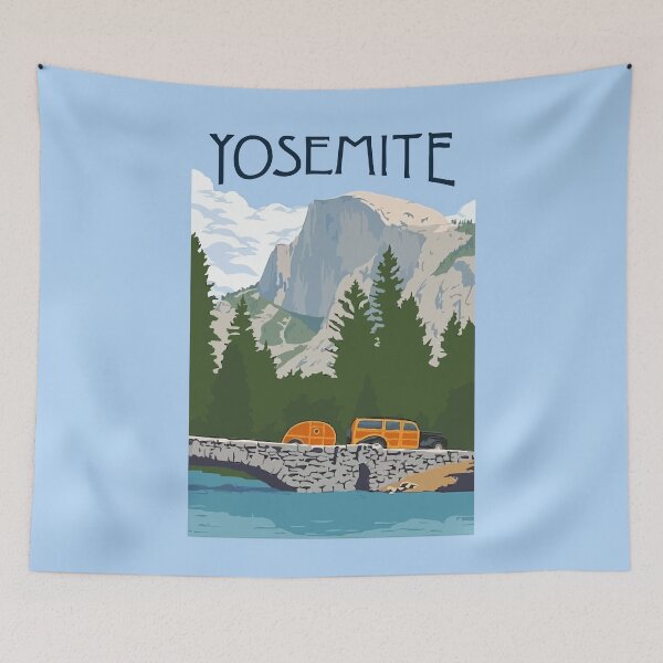 Item preview, VIntage Yosemite Merced River Travel designed and sold by digitalvintage.