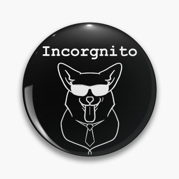 Item preview, Incorgnito corgi dog in shades and tie v2 designed and sold by TheElkWillow.