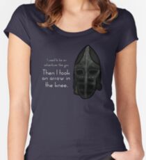 Then I Took an Arrow in the Knee Women's Fitted Scoop T-Shirt