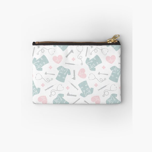 Item preview, Nursing Fabric - Pink and Mint on White designed and sold by littlearrow.
