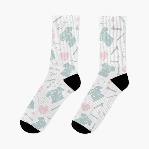 Item preview, Nursing Fabric - Pink and Mint on White designed and sold by littlearrow.