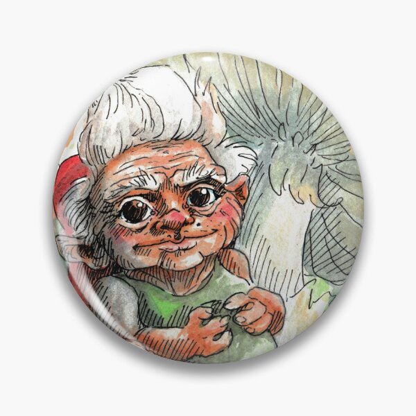 Item preview, Troll of the Mushrooms designed and sold by Hannah Vale.