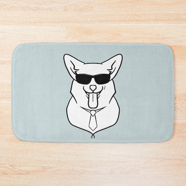 Item preview, Cool doggo corgi dog in shades and tie designed and sold by TheElkWillow.