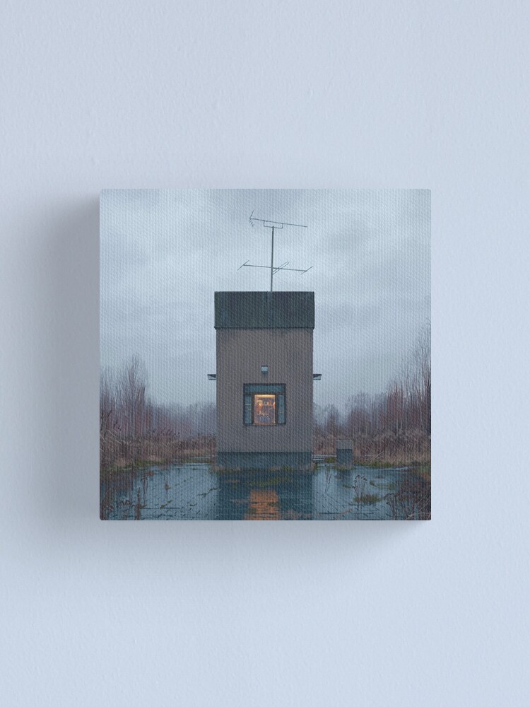 Alternate view of The Booth Canvas Print