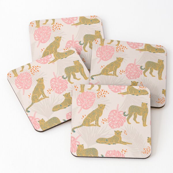 Item preview, Pink Palm Tropical Cheetah Pattern designed and sold by aterkaderk.
