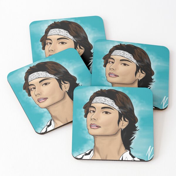 Artikelvorschau, BTS - V. entworfen und verkauft von Tasha Illustrates.