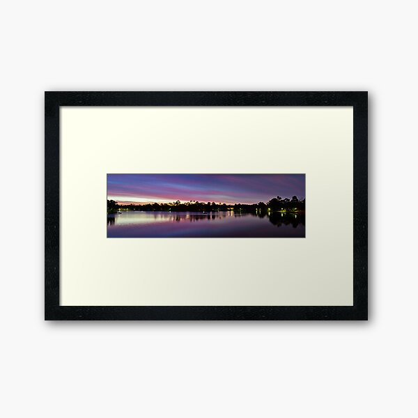 Natures Light Show Framed Art Print