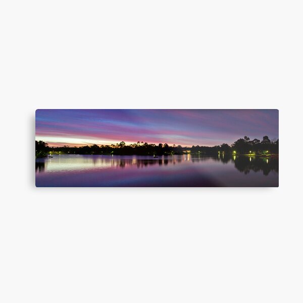 Natures Light Show Metal Print