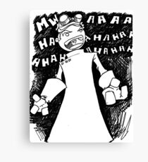 Doctor Horrible - Transparent Evil Laugh Canvas Print
