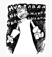 Doctor Horrible - Transparent Evil Laugh Photographic Print