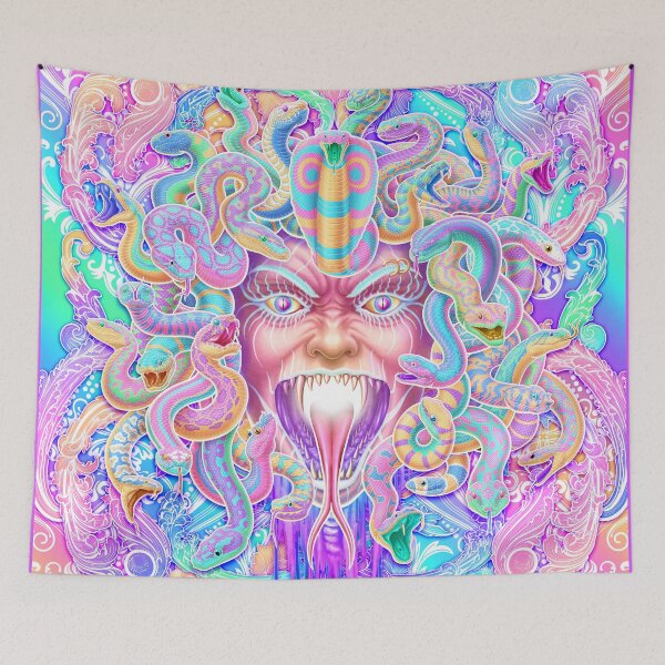 Item preview, Harajuku Pastel Enraged Medusa designed and sold by Abysm Internal.