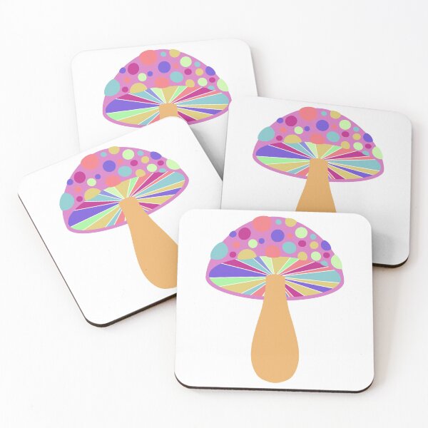 Item preview, Colorful Mushroom designed and sold by lyvibrienne.